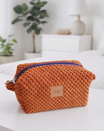 Pluszowa kosmetyczka w kuleczki Miętowa, sabi tatka