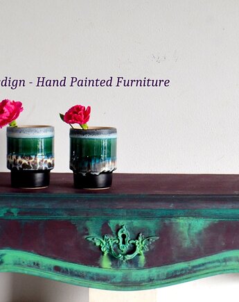 Półka wisząca dębowa z szufladą WILD PLUM, LoveRedesign