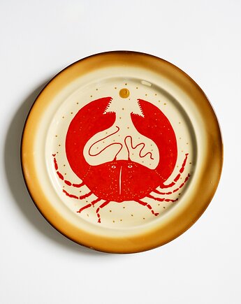 Talerz na ścianę - krab, EMPE artstudio