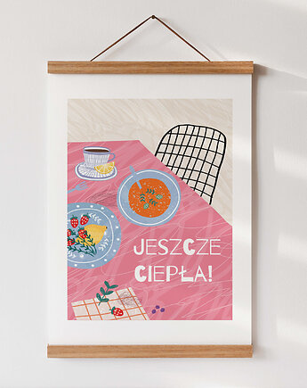 Plakat A4 dla Babci - Domowy stoł, jak u Babci, Cardie