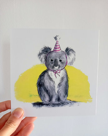 Kartka  urodzinowa "Koala", Lipove Studio