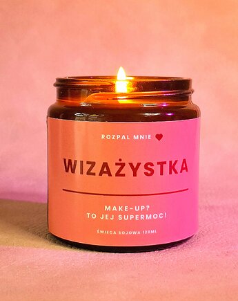Świeczka sojowa WIZAŻYSTKA, SOy