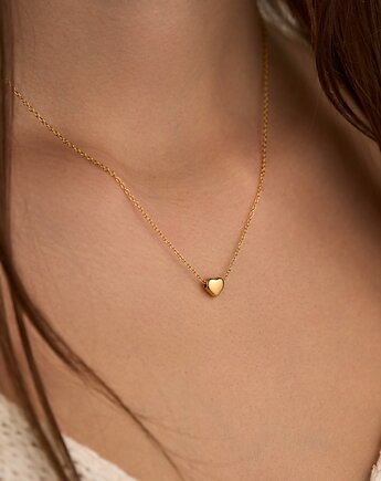 Naszyjnik serduszko- srebro 925 pozłacane, Coccola JEWELLERY