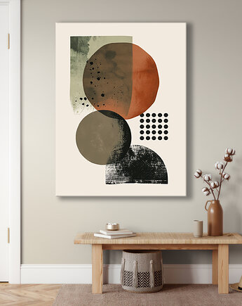 Geometria natury - Obraz na płótnie - Druk Blejtrama, Minimalizm, Loft #54, Black Sapphire Art