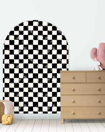 Naklejka na ścianę - łuk w kratkę, ALE Pomysl