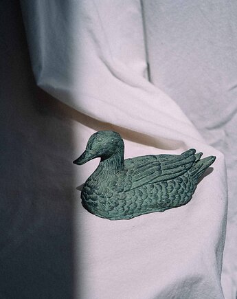 Kaczka obciążnik do papieru figurka ceramiczna, jaramsię