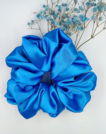 Scrunchie satyna turquoise sky, Kate HomeMade