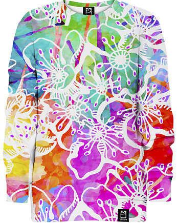 Bluza bez kaptura Dziewczynka DR.CROW Colourful Pixels, DrCrow