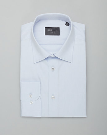 Koszula męska lavello 00423 błękit slim fit, OSOBY - Prezent dla Chłopaka