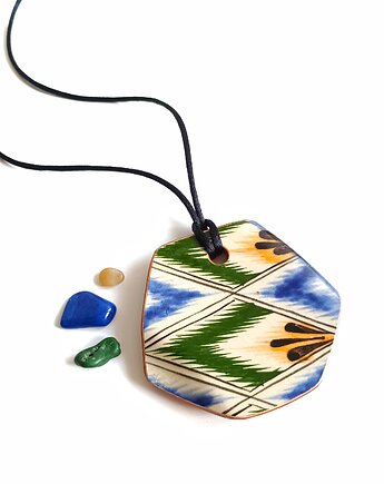 Naszyjnik uzbecki, biżuteria z talerzy