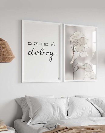Zestaw plakatów - dzień dobry, Futuro Design