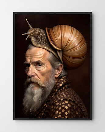 Plakat Portret Snail, HOG STUDIO