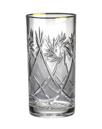 Kryształowe szklanki koktajlowe 6 sztuk SKYE GOLD, Niemen Crystal