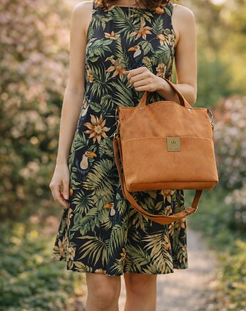 Baggi mała torebka z wodoodpornego zamszu Ruda, sabi tatka