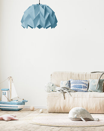 Lampa wisząca origami ICEBERG L niebieska, Ynska