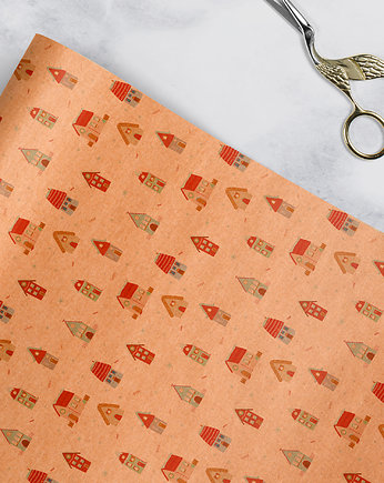 papier do pakowania -  Zimowy Plakacik 213k, Wrap and Pack