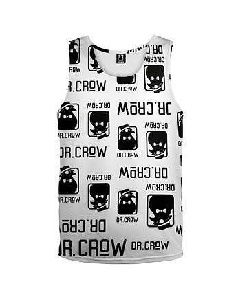 Bokserka Top Boy DR.CROW Logo BIała, DrCrow