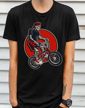 Koszulka  z nadrukiem Skull bike, ART ORGANIC