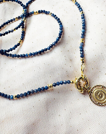 NASZYJNIK szafiry- Mystic Spark, choker, Anemon Atelier