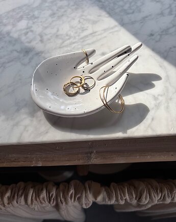 Ceramiczna Łapka Handmade Talerzyk na Biżuterię Dalmatyńczyk, Maison Fragile