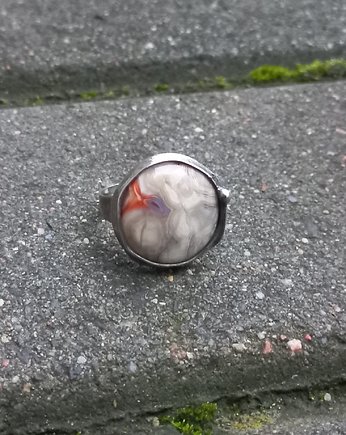 Ukryte ścieżki - pierścionek regulowany, po drugiej stronie lustra
