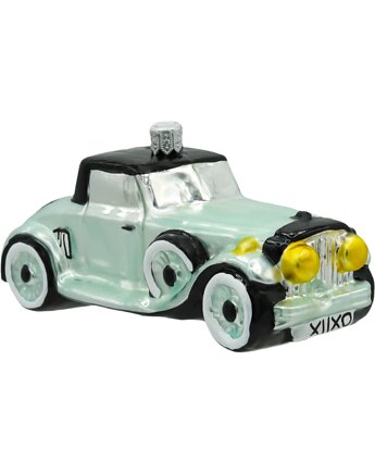 Bombka choinkowa: Retro samochód: miętowy, Syn Bombkarza