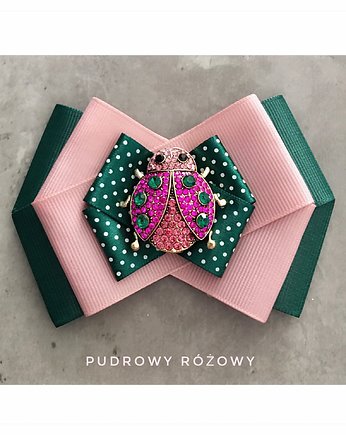 Brosza z Biedronką  NEW DESIGN, Pudrowy Różowy
