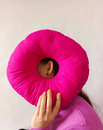 Poduszka do Piercingu Ucha Z Otworem Na Gojenie Helix Tragus bawełniana, giluplu