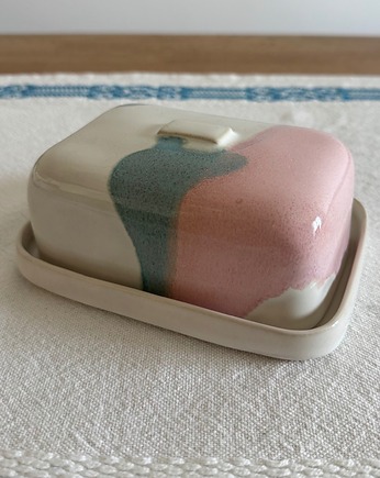 Ceramiczna maselniczka z nożykiem do masła, bien.ceramics
