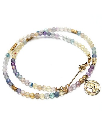 Fluoryt vol. 5 /choker/ naszyjnik - Szlachetna kolekcja, KiKa pracownia