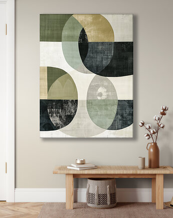 Geometria natury - Obraz na płótnie - Druk Blejtrama, Minimalizm, Loft #4, Black Sapphire Art