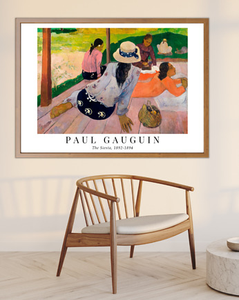 Plakat reprodukcja Paul Gauguin  'The Siesta', Well Done Shop