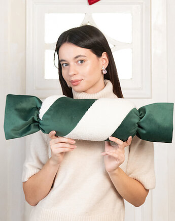 Poduszka cukierek zieleń, sacky bag