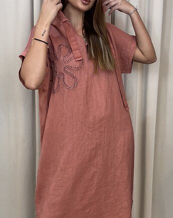 Lniana sukienka Maria Mattone, SOLO moda