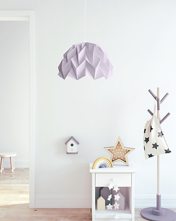Lampa wisząca origami ICEBERG M liliowa, Ynska