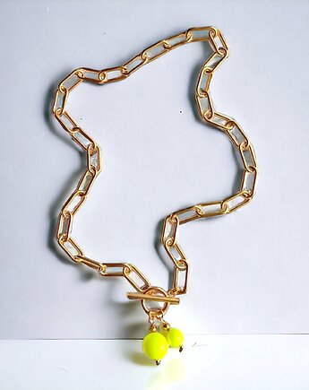 Swarovski neon pearls : TWO : neon yellow, kaktusia