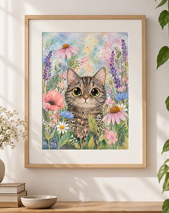 Kot domowy. Plakat, Malgorzata Domanska