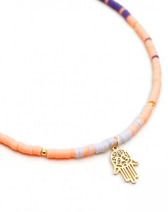 Naszyjnik "Summer Hamsa" - Ręka Fatimy, LaMia Jewellery