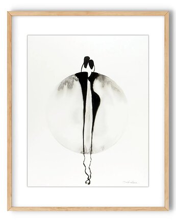 Grafika 40X50 cm wykonana ręcznie, MiniMalArt