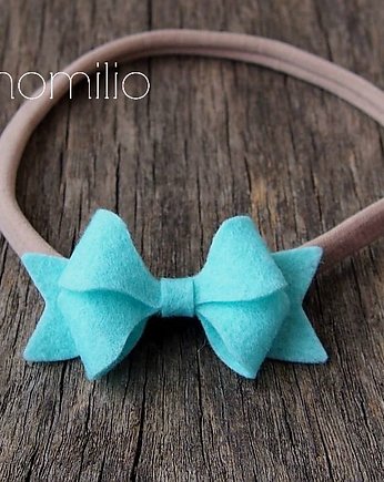 Opaska do włosów Butterfly Bow Aqua, Momilio
