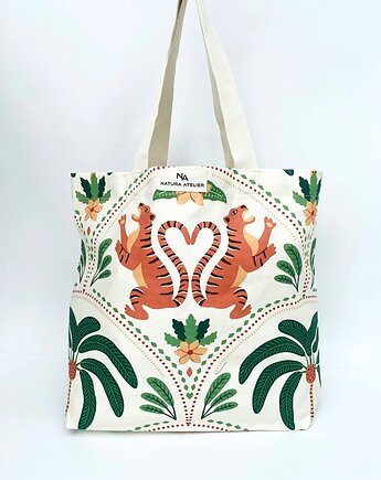 Torba Bawełniana - Tiger Love, NATURA ATELIER
