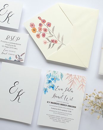 Zaproszenia ślubne Seria Boho FD7, FarrowDesign