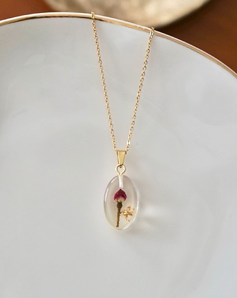 Naszyjnik z różą, ANKO rekodzielo