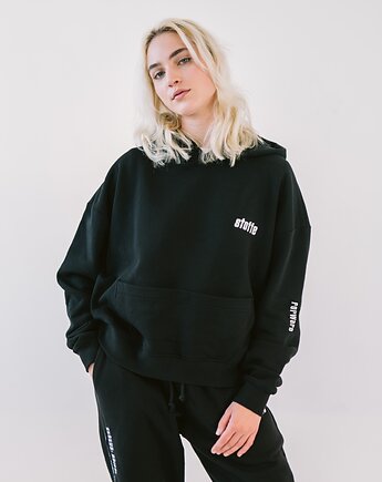 Bluza z kapturem z haftami dla Niej i dla Niego, Stoffe