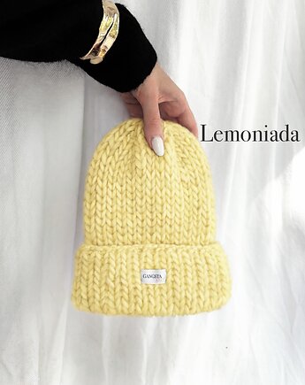 Czapka Lily 100% wełna *lemoniada*, GANGSTA KNIT