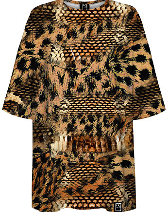 DR.CROW T-shirt Damski Oversize Cobra, DrCrow