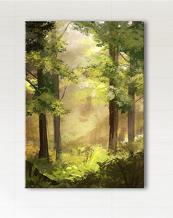 Obraz - Las - wydruk na płótnie, yenoo