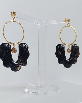 Kolczyki OMG! czarne, Parami jewelry