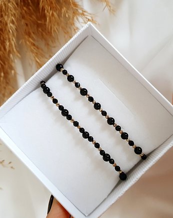 Komplet bransoletek z onyksem, LEI handmade 