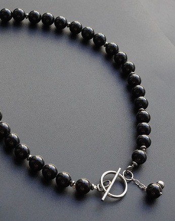 Choker z czarnego turmalinu - Nowoczesny talizman, Unique